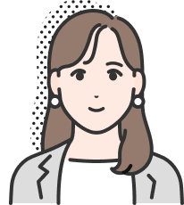 優しい女性のイラスト画像